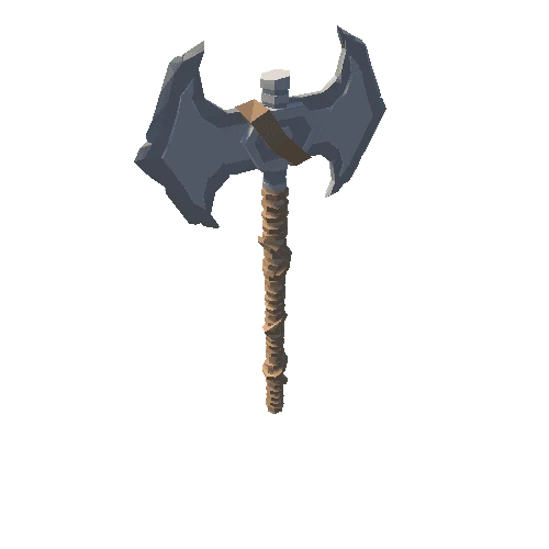 Metal Battleaxe